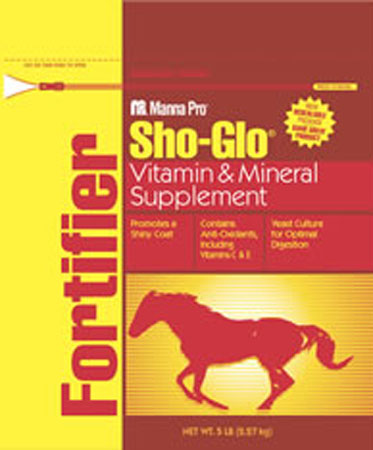 Manna Pro Sho-Glo Vitamin & Mineral Supplement 5 lb. - Case of 5