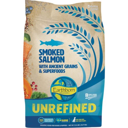 Midwestern Pet Food PF56011 12.5 lbs Earthborn Unrefined Smoked Salmon Dog Food