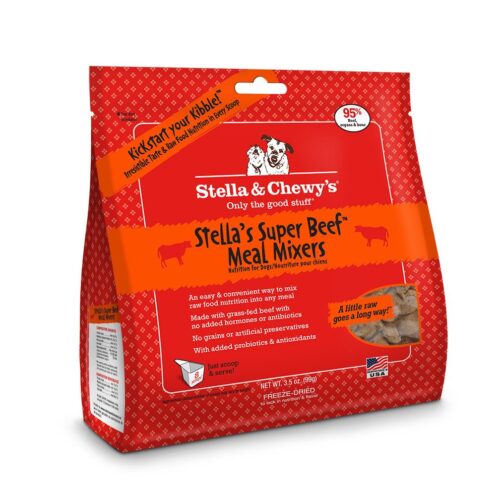 PF 84000029 3.5 oz Stella & Chewys Freeze Dried Super Beef Meal Mixer - 8 per Case