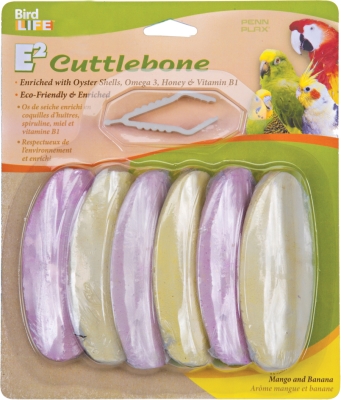 Penn Plax PP08030 Cuttlebone Mango Banana 6 Pack