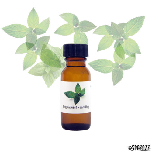 SPZ-451 Peppermint Healing 100 Percent Aromatherapeutic Oils 0.5 oz Bottle