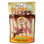 Scott Pet Products TT98909 15 in. Nutri-Chomps Chicken Wrap Long Stick Dog Treat, 35 Count