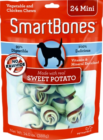 Smartbones Mini-24 Pk Sweet Potato SBSP-02002