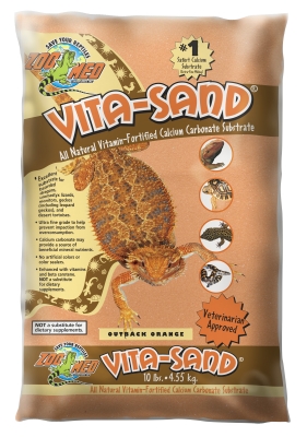 Zoo Med-Aquatrol ZM76255 Vita Sand Outback Orange 10 Lb-