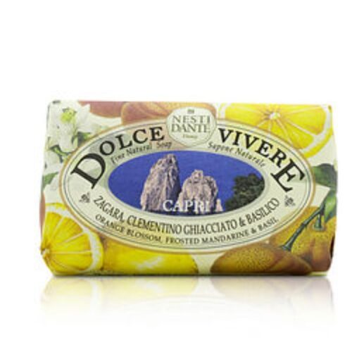 294315 8.8 oz Dolce Vivere Fine Natural Soap for Women - Capri - Orange Blossom, Frosted Mandarine & Basil