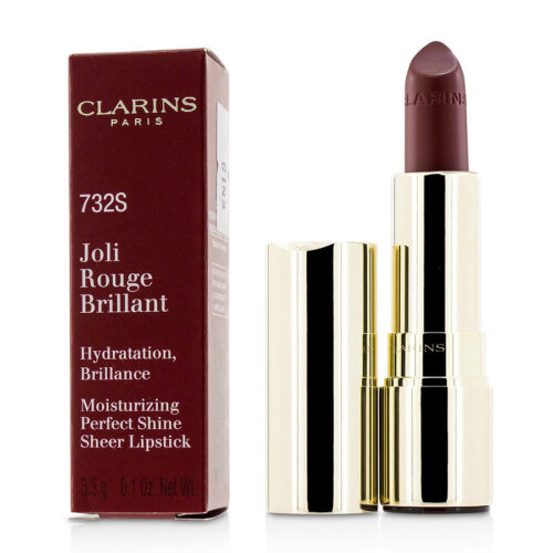 310453 0.1 oz Joli Rouge Brillant with Moisturizing Perfect Shine Sheer Lipstick for Women - No.732S Grenadine