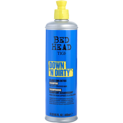 416044 Bed Head Down N Dirty Clarifying Detox Shampoo for Unisex - 13.53 oz