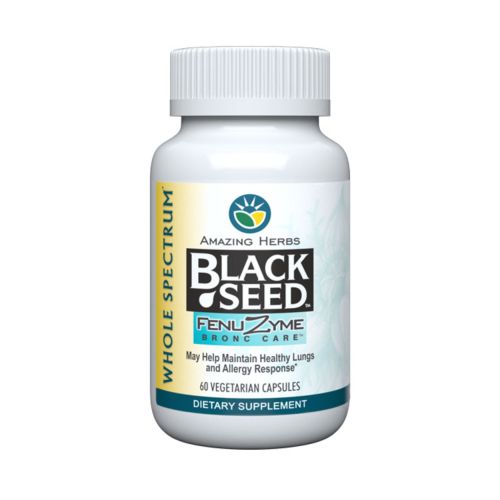 Black Seed Fenuzyme BroncCare 60 caps by Amazing Herbs