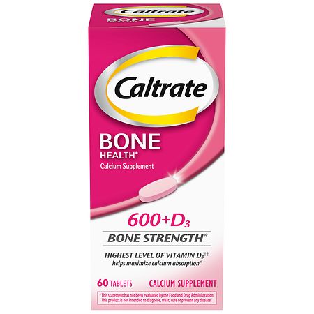Caltrate Calcium and Vitamin D Supplement Tablets - 60.0 ea