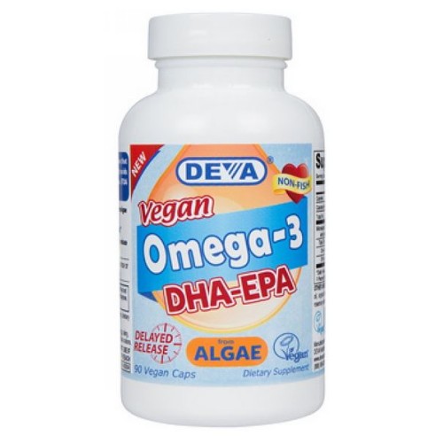DHA & EPA Omega3 Vegan 90 VCAP by Deva Vegan Vitamins