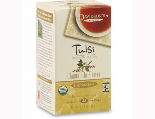Davidson Organic Tea 2554 Tulsi Chamomile Flower Tea- Box of 25 Tea Bags