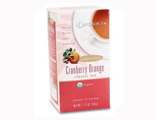 Davidson Organic Tea 2628 Cranberry Orange Tea- Box of 25 Tea Bags