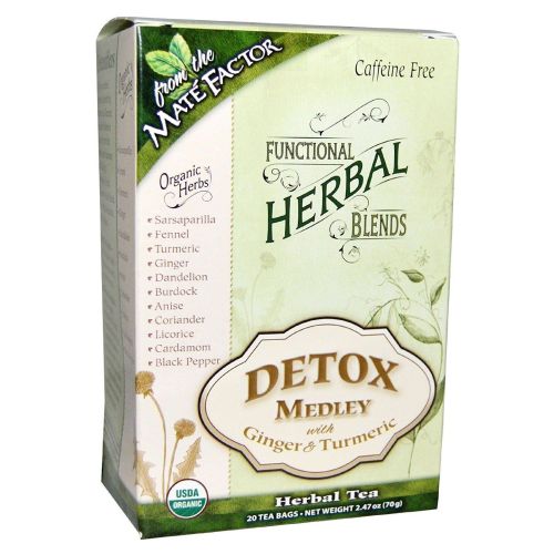Detox Medley with Turmeric 20 Count by The Mate Factor