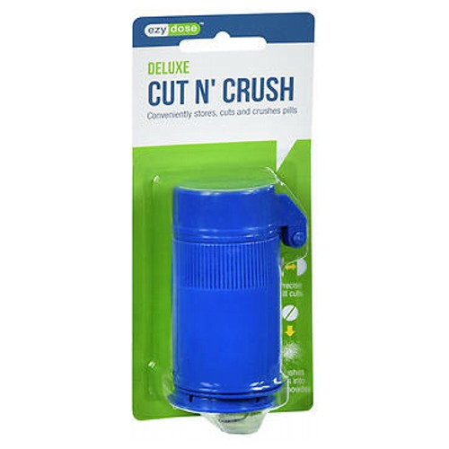EzyDose Deluxe Cut n Crush Pill Splitter And Crusher In One 1 each by EzyDose