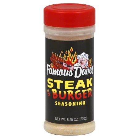 Famous Daves Seasoning Steak Burger-8.25 Oz -Pack Of 6