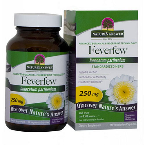 Feverfew Herb Standardized 90 Vcaps by Natures Answer