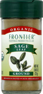 Frontier Natural Products Organic Sage Leaf Ground - 0.8 Oz