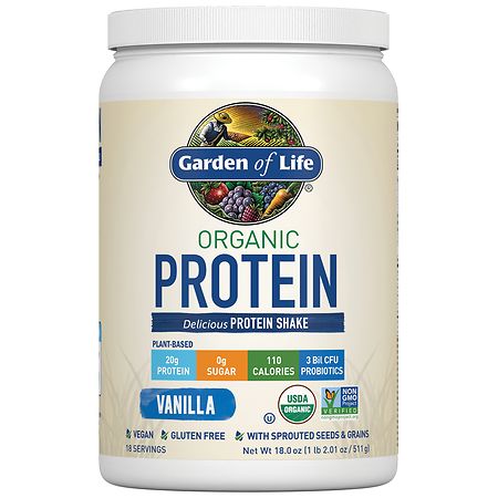 Garden of Life Organic Protein - 18.0 OZ
