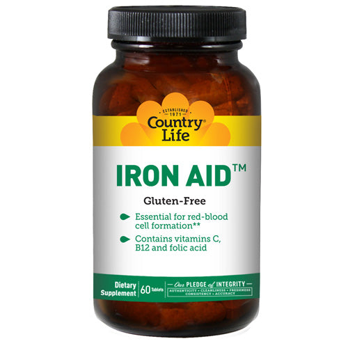 Iron-Aid 60 Tabs by Country Life