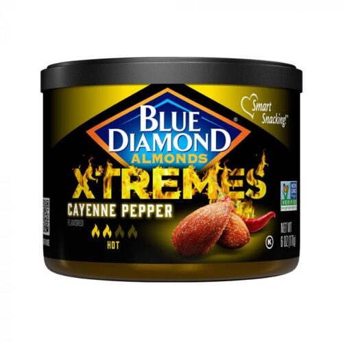 KHRM00382470 6 oz Xtremes Cayenne Pepper Hot Almonds