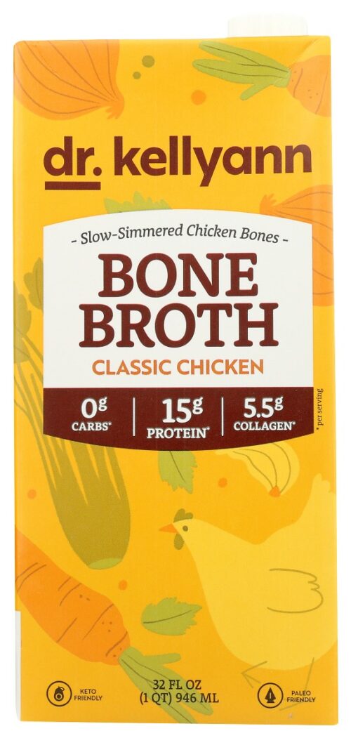 KHRM00403966 32 oz Classic Chicken Bone Broth Soup