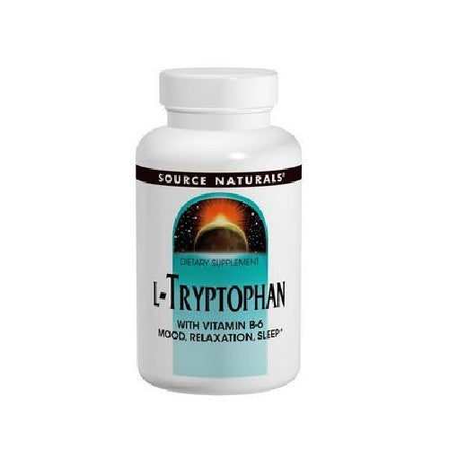 LTryptophan with Vitamin B6 60 Tabs by Source Naturals