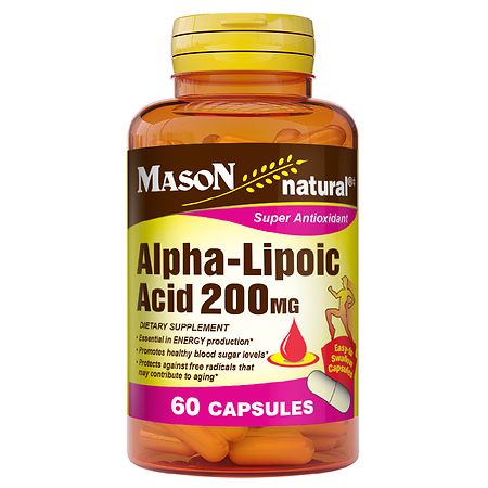 Mason Natural Alpha-Lipoic Acid 200mg, Capsules - 60.0 ea