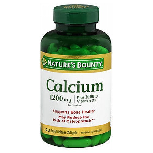 Natures Bounty Calcium Plus Vitamin D3 24 X 120 Softgels by Natures Bounty