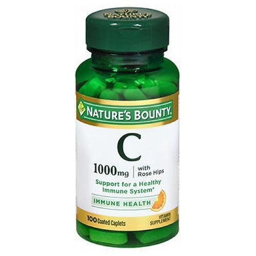Natures Bounty Vitamin C Plus Rose Hips 24 X 100 Caplets by Natures Bounty