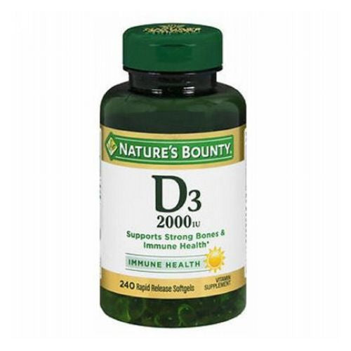 Natures Bounty Vitamin D3 240 Softgels by Natures Bounty
