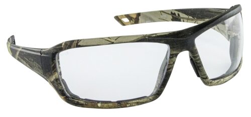 SAS-5550-01 Camo Safety Glasses with Clear Lens, Dry Forest