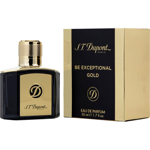 St Dupont 353750 Be Exceptional Gold Eau De Parfum Spray for Men - 1.7 oz
