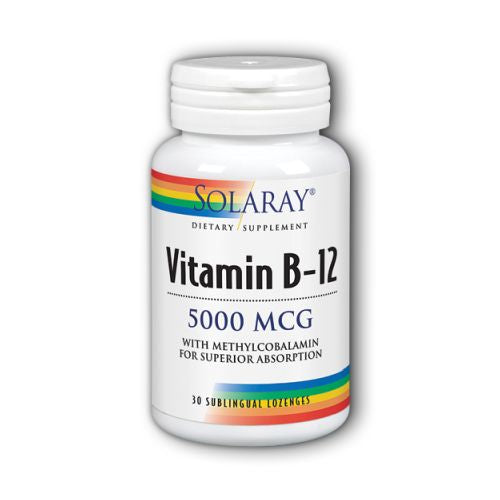 Vitamin B12 30 Lozenges by Solaray