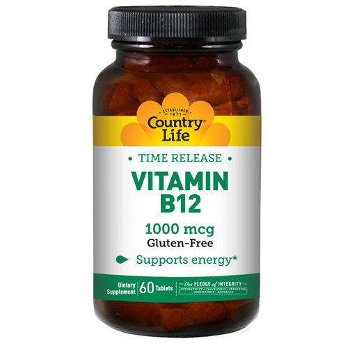 Vitamin B12 TR 60 Tabs by Country Life