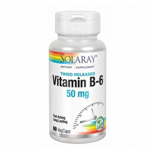 Vitamin B6 60 Caps by Solaray