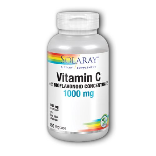 Vitamin C With Bioflavanoids Concentrate 250 Caps by Solaray