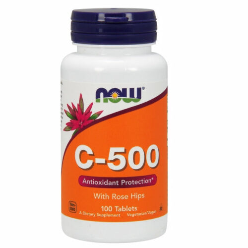 Vitamin C500 100 Tabs by Now Foods