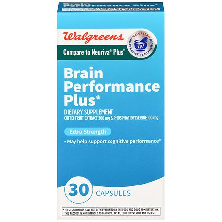 Walgreens Brain Performance Plus Capsules Extra Strength - 30.0 ea