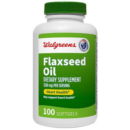 Walgreens Flaxseed Oil 1200 mg - 100.0 EA